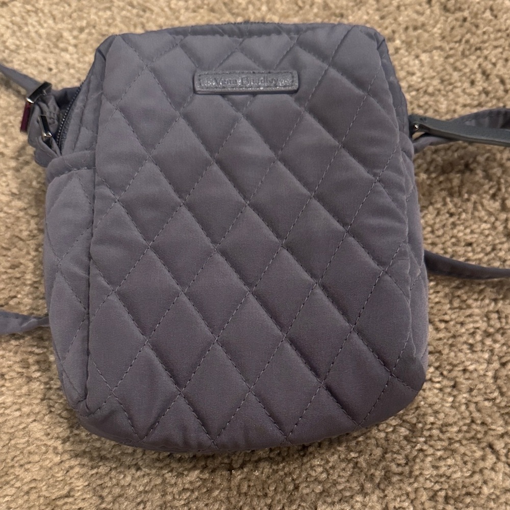 Vera Bradley Charcoal Quilted Crossbody Bag